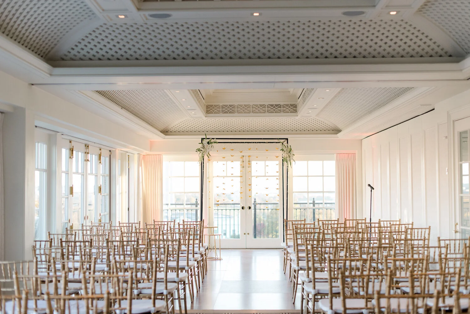 TypeA_ModernGatsbyWedding_Wedding-Chuppah_Gold-PaperCranes-Decor_CeremonySite.jpg