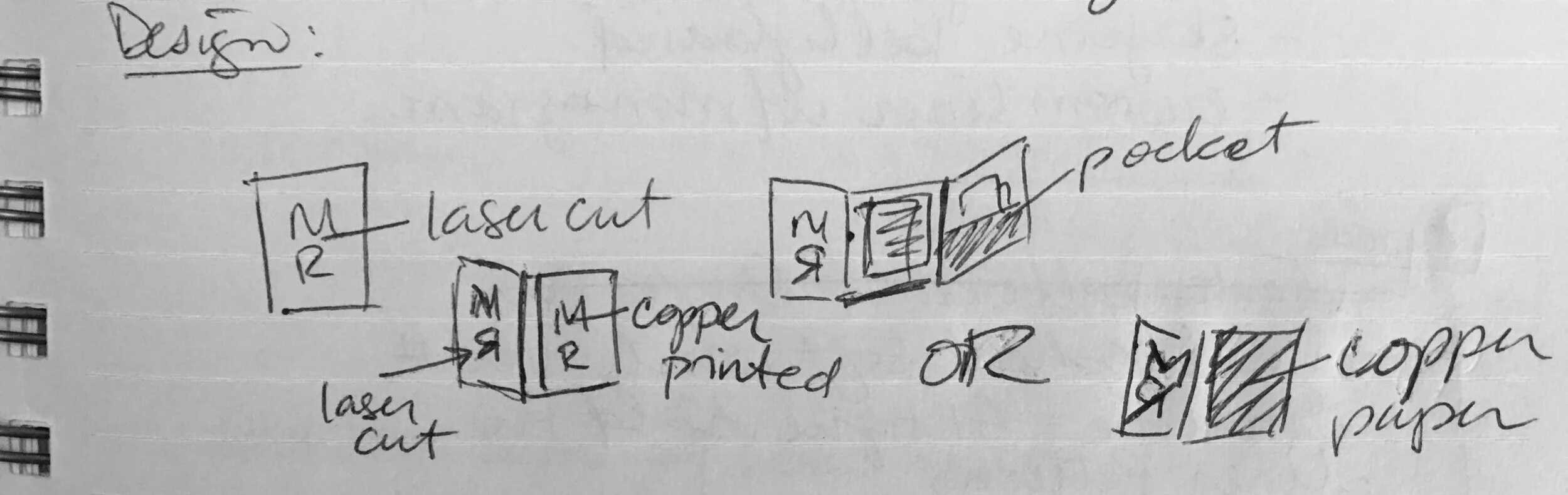 Concept Sketches drawn by Ashleigh during our initial consultation.
