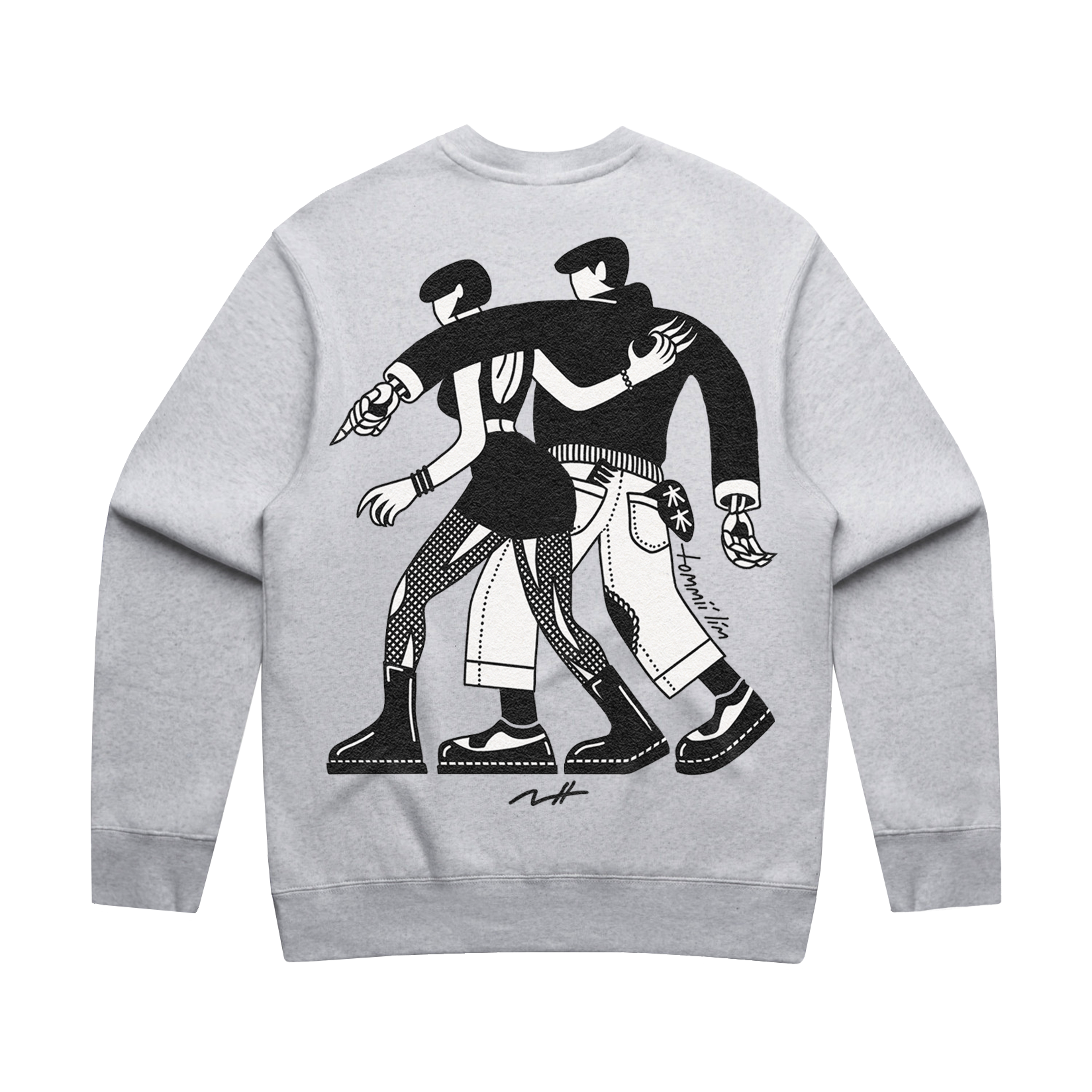 Tommii Lim_Love Hurts Crewneck Grey_Back2.png