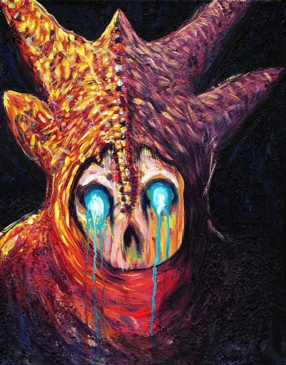 Her Majesty, 11''x14'', Acrylics on canvas, 2014