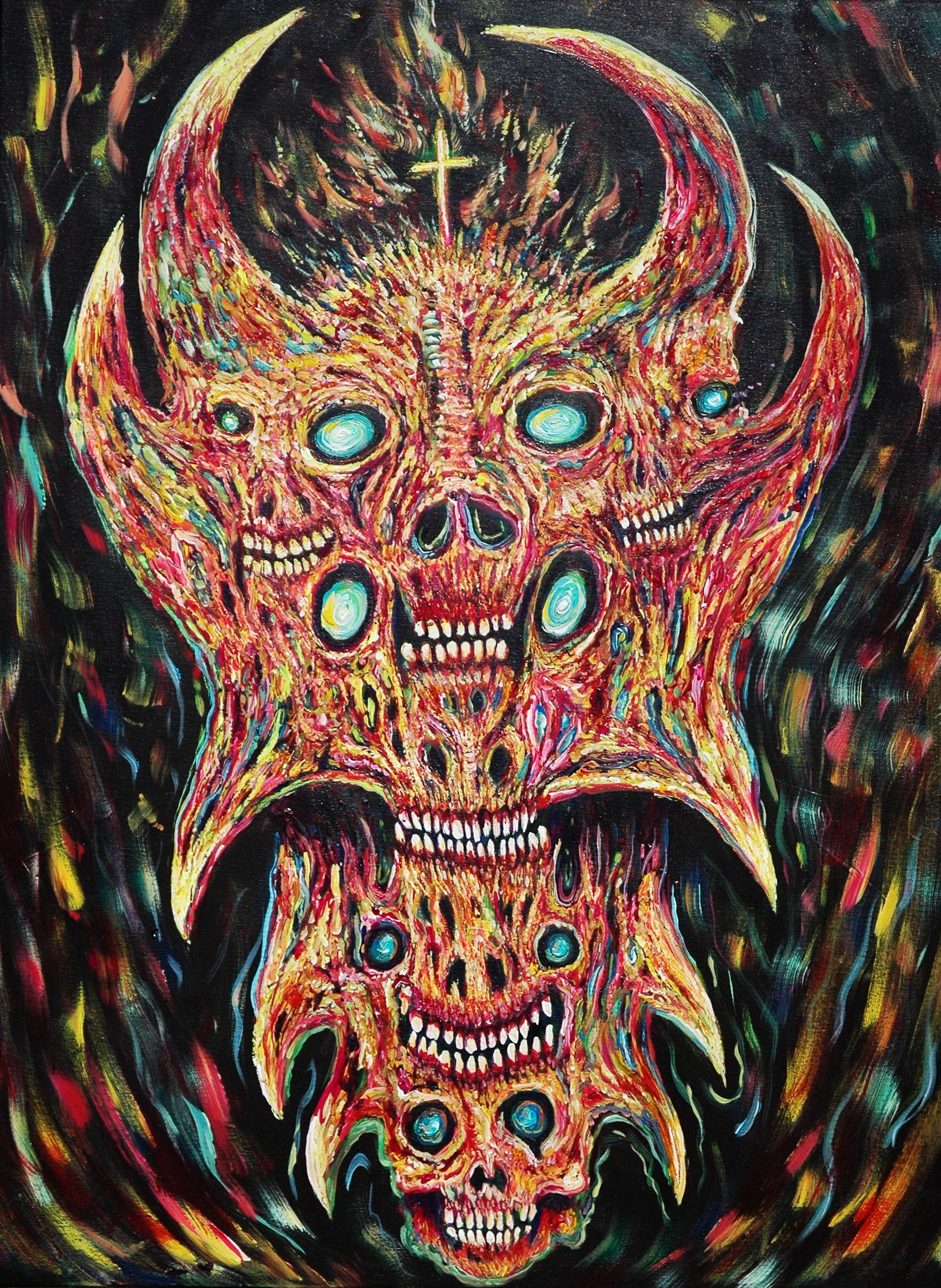 Satan, 30''x40'', Acrylic on canvas, 2016