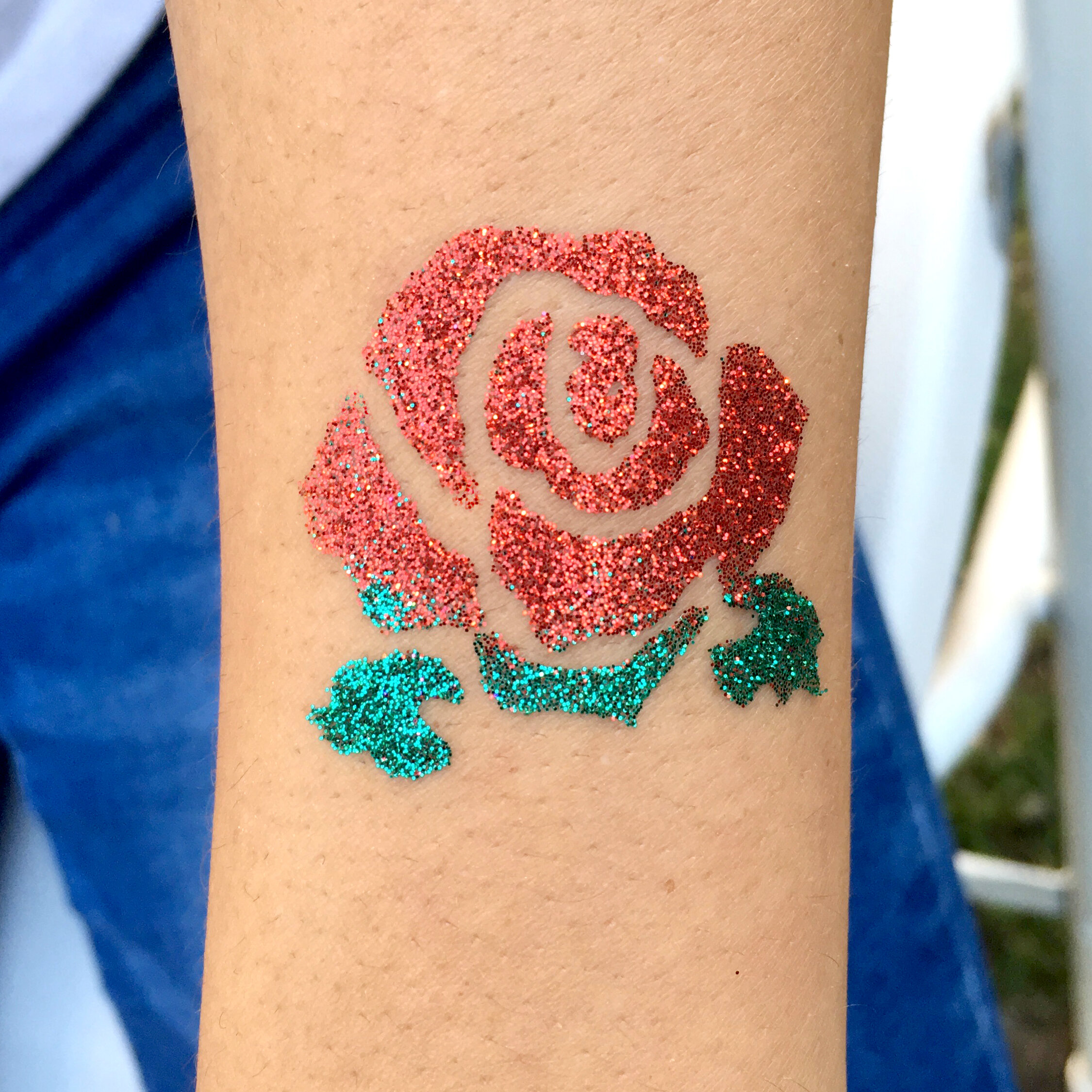Glitter  Airbrush Tattoos in CT  Painted You Parties