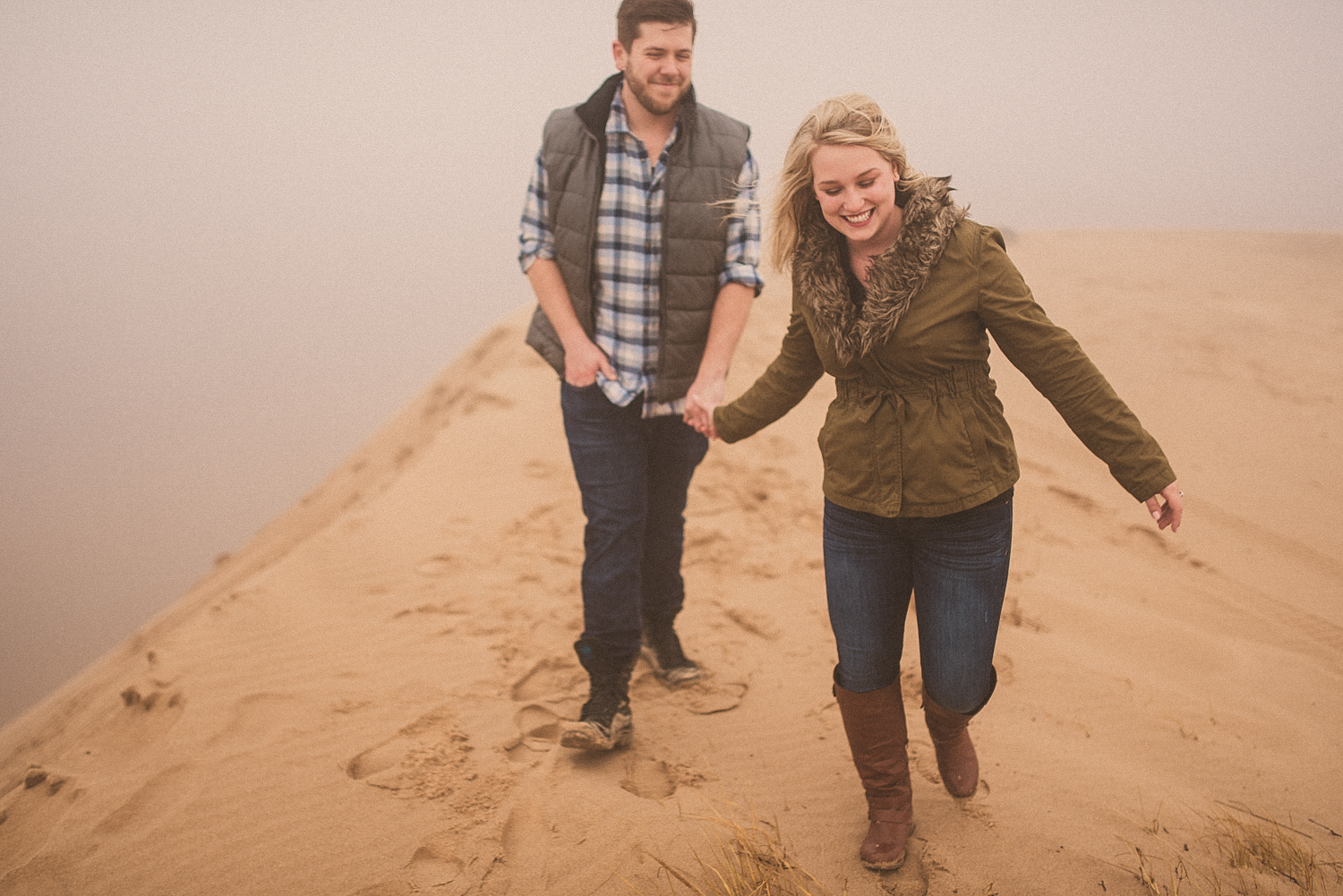 Lake Michigan Engagement - Holland Michigan Wedding Photographer - 003.jpg