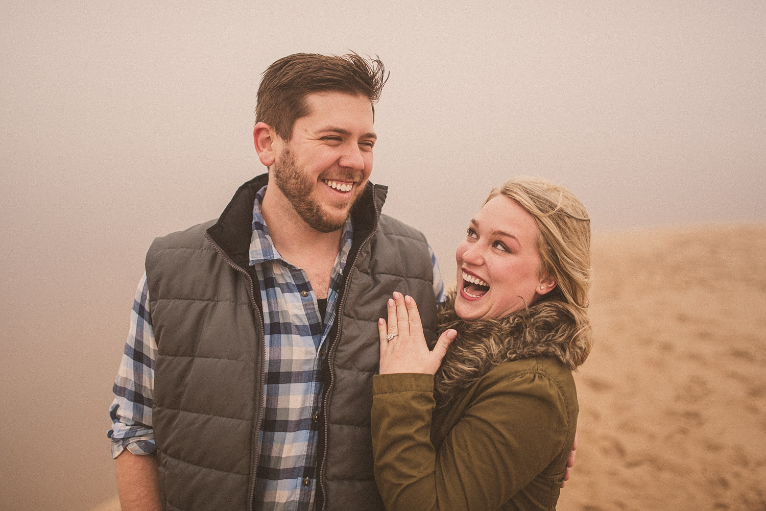 Lake Michigan Engagement - Holland Michigan Wedding Photographer - 014.jpg