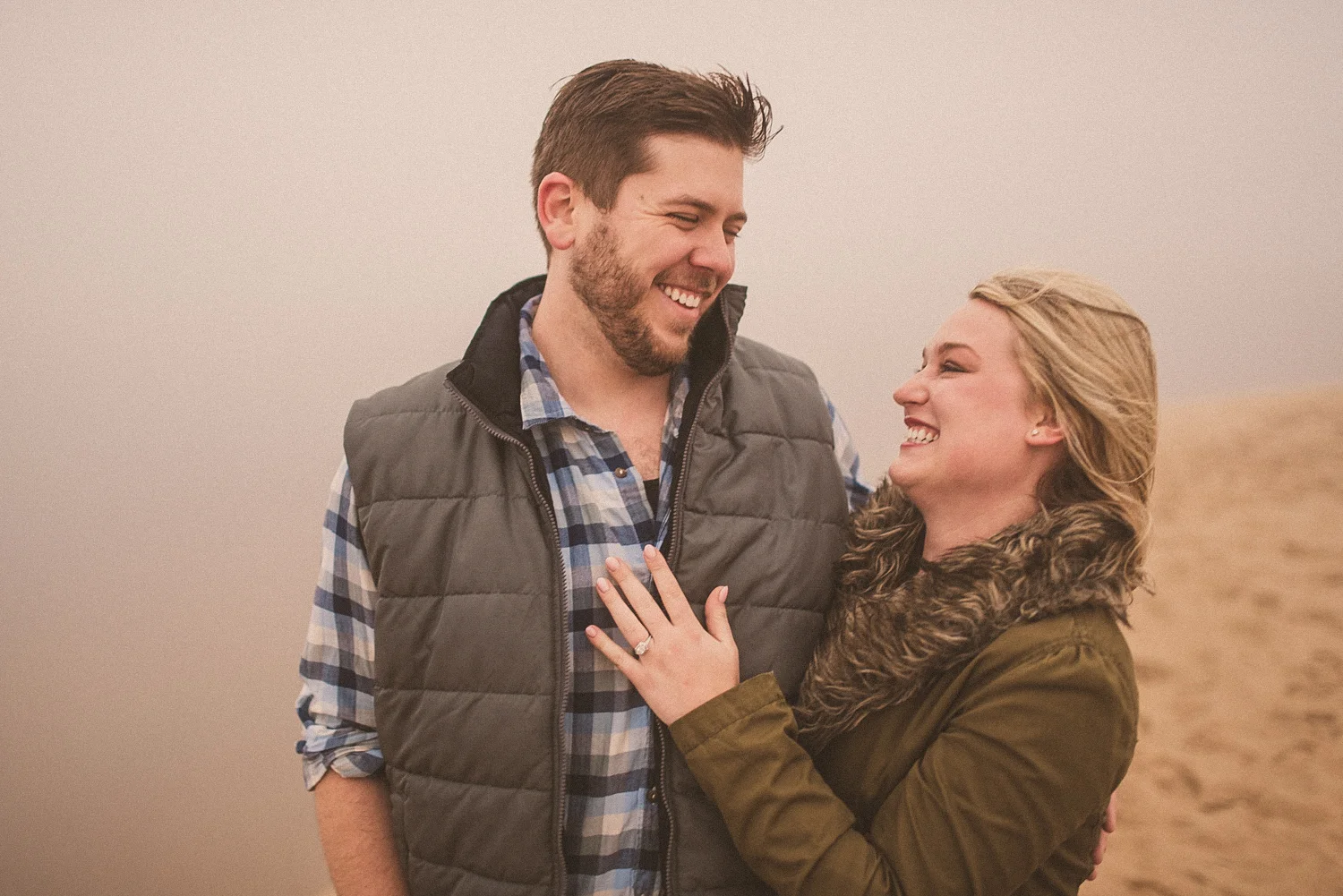 Lake Michigan Engagement - Holland Michigan Wedding Photographer - 015.jpg
