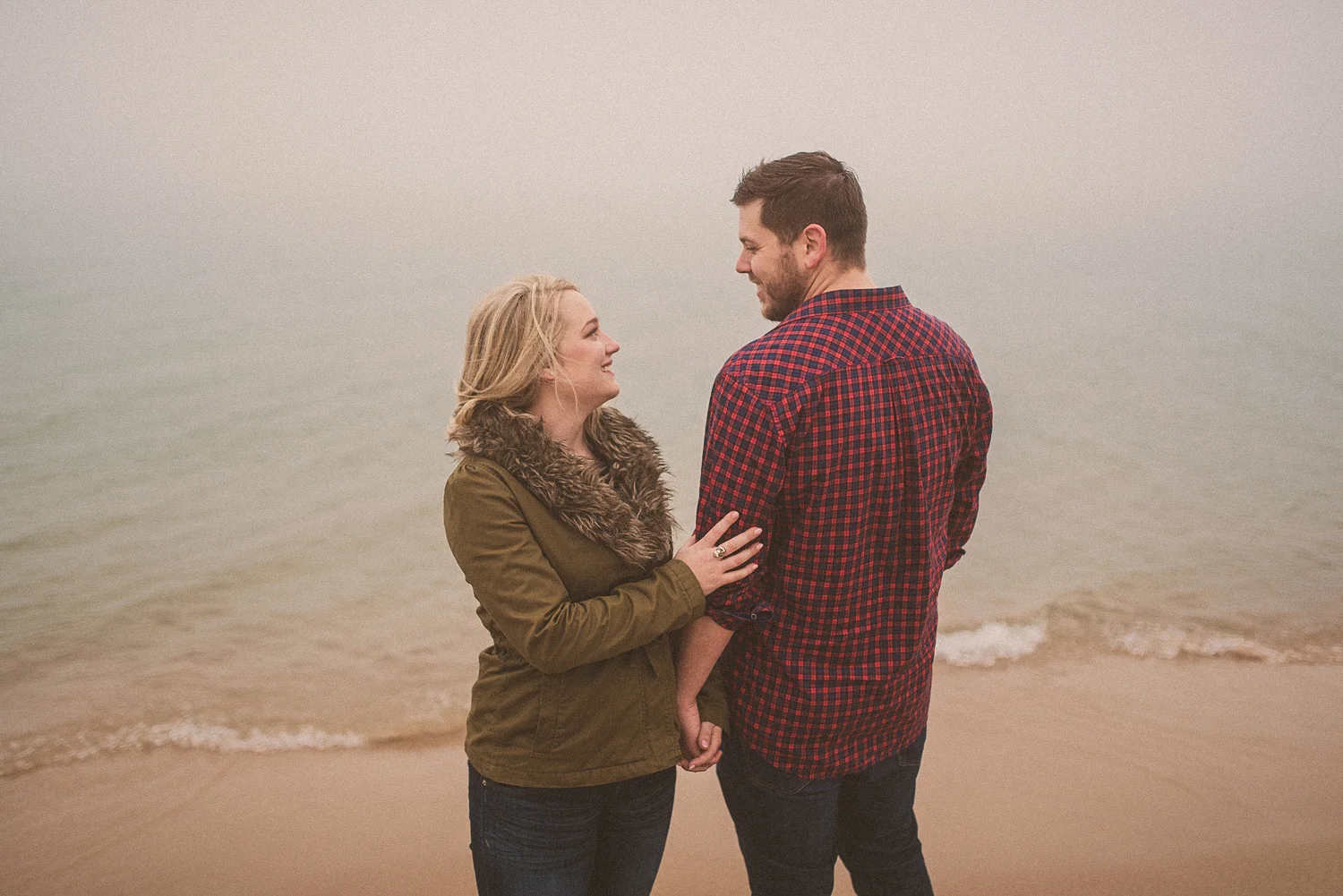 Lake Michigan Engagement - Holland Michigan Wedding Photographer - 086.jpg