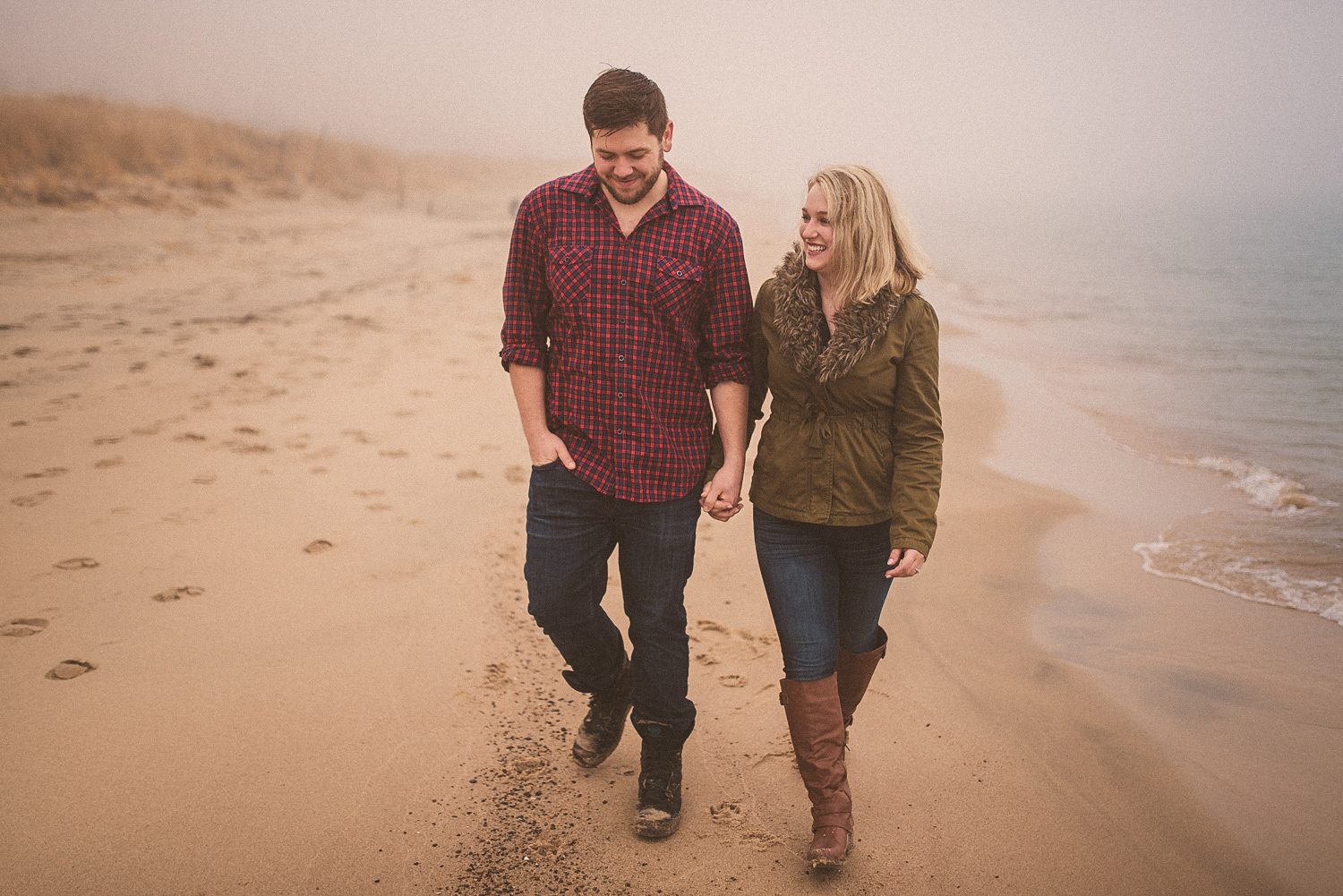 Lake Michigan Engagement - Holland Michigan Wedding Photographer - 095.jpg