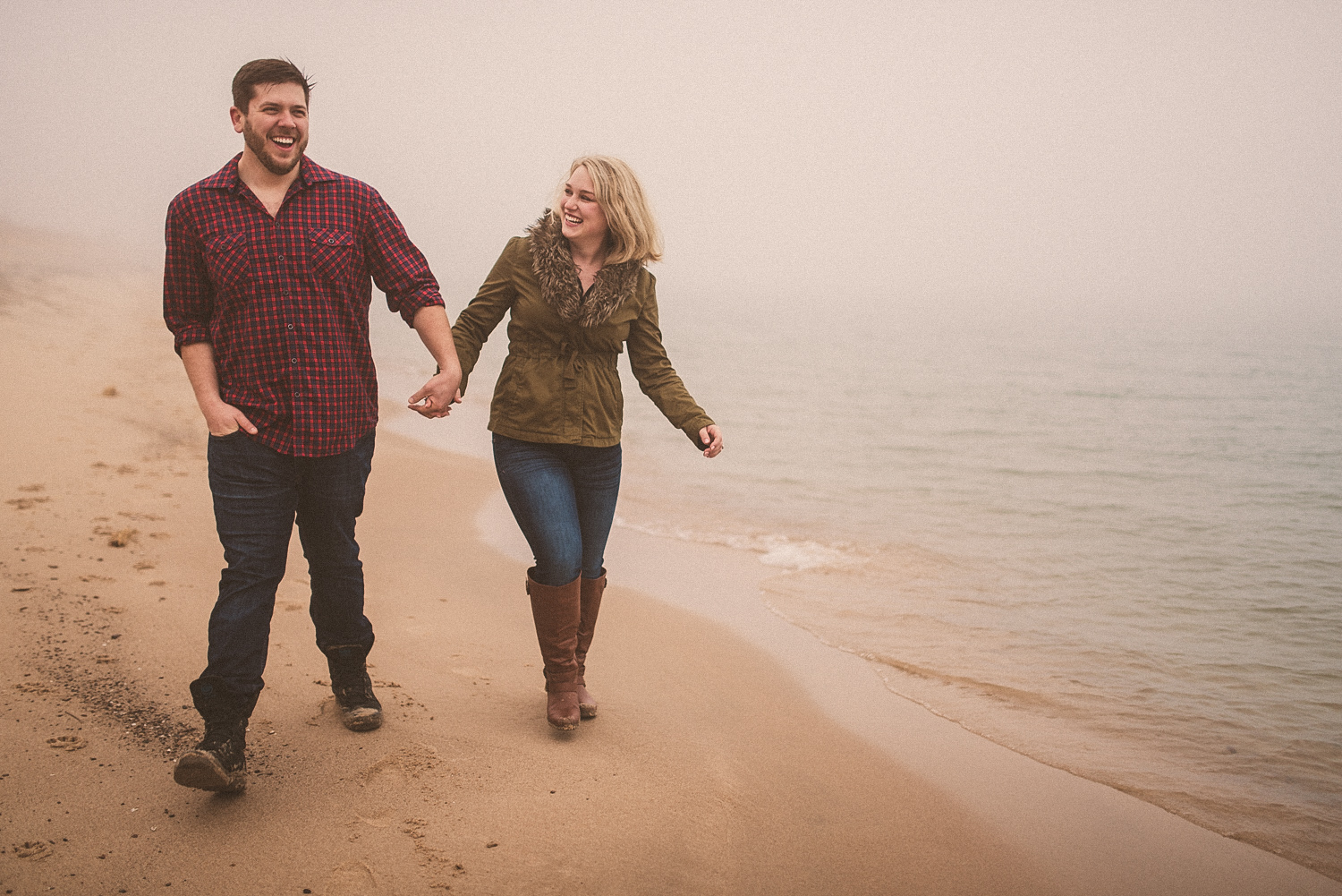 Lake Michigan Engagement - Holland Michigan Wedding Photographer - 098.jpg