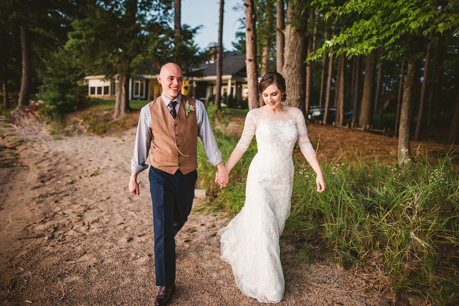 Northern Michigan Nature Backyard Elopement Intimate Wedding 159.jpg