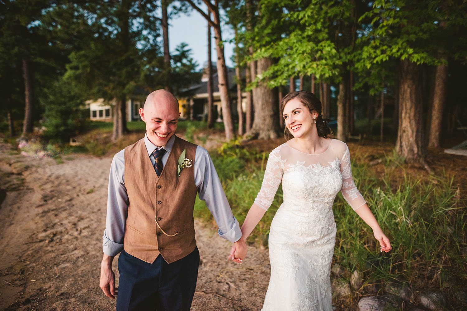 Northern Michigan Nature Backyard Elopement Intimate Wedding 161.jpg