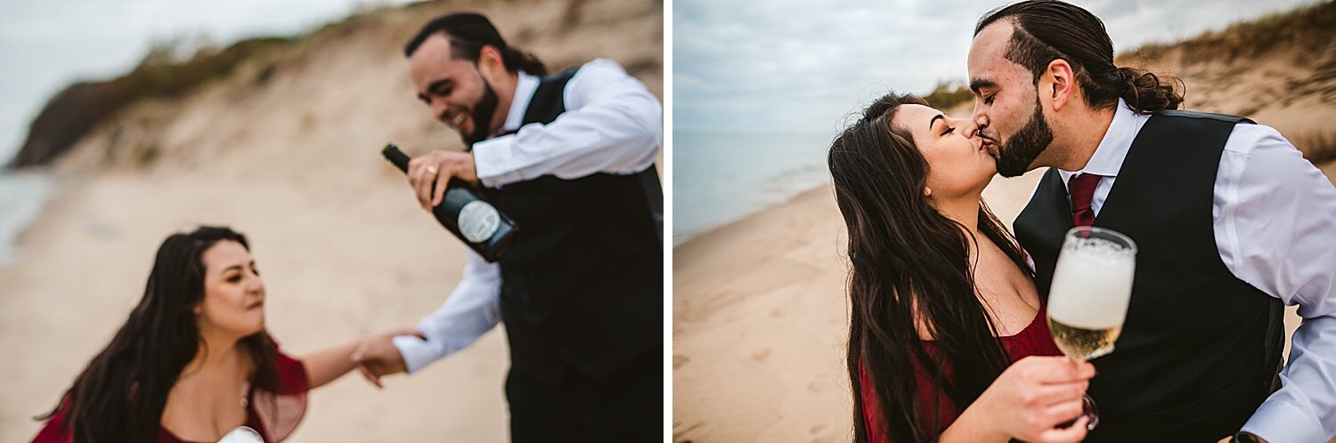 Lake Michigan Engagement Pictures - Grand Haven, MI 24 .jpg