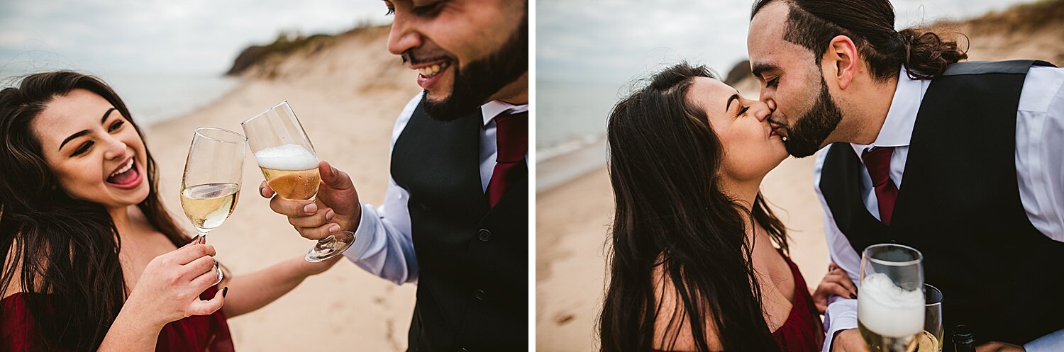 Lake Michigan Engagement Pictures - Grand Haven, MI 25 .jpg