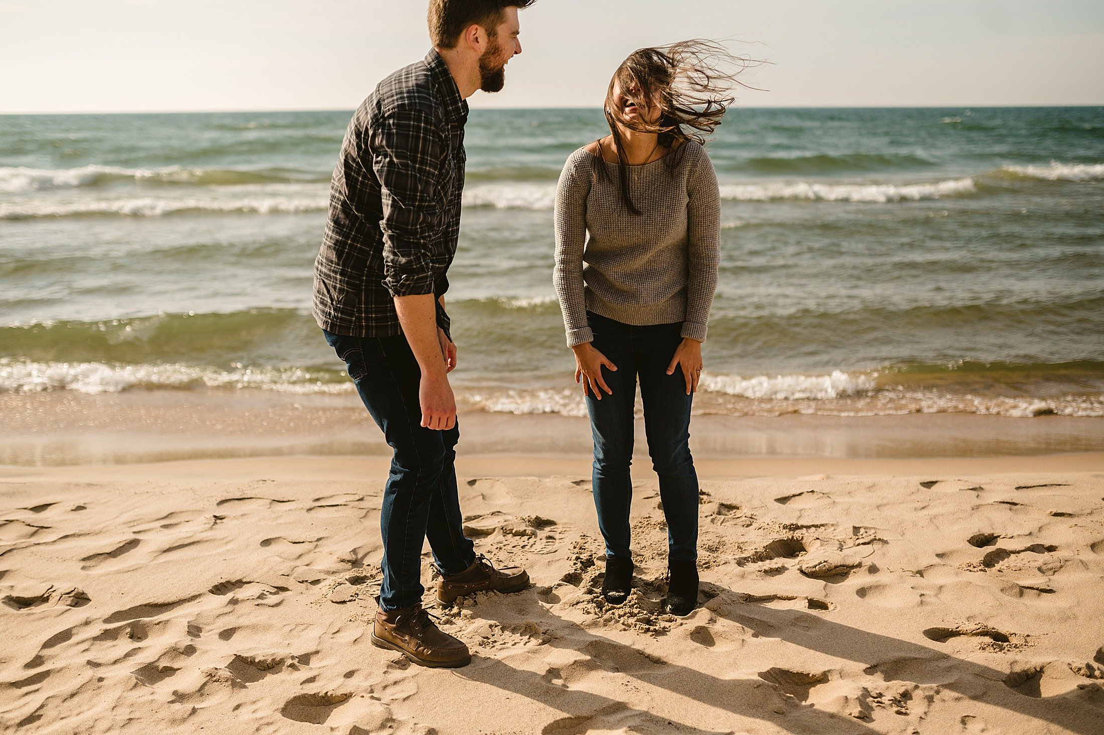 Rosy Mound Engagement Pictures Grand Haven Beach - 11.jpg