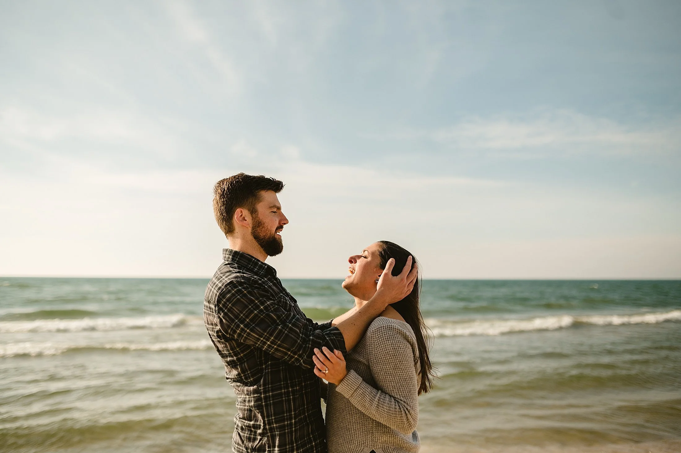 Rosy Mound Engagement Pictures Grand Haven Beach - 13.jpg