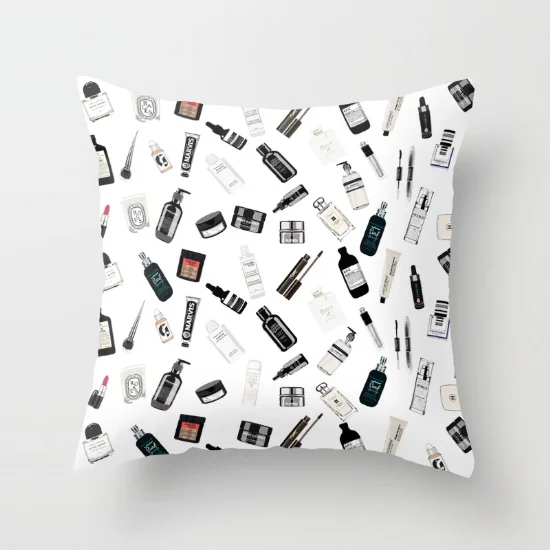 The Black & White shelf throw pillow