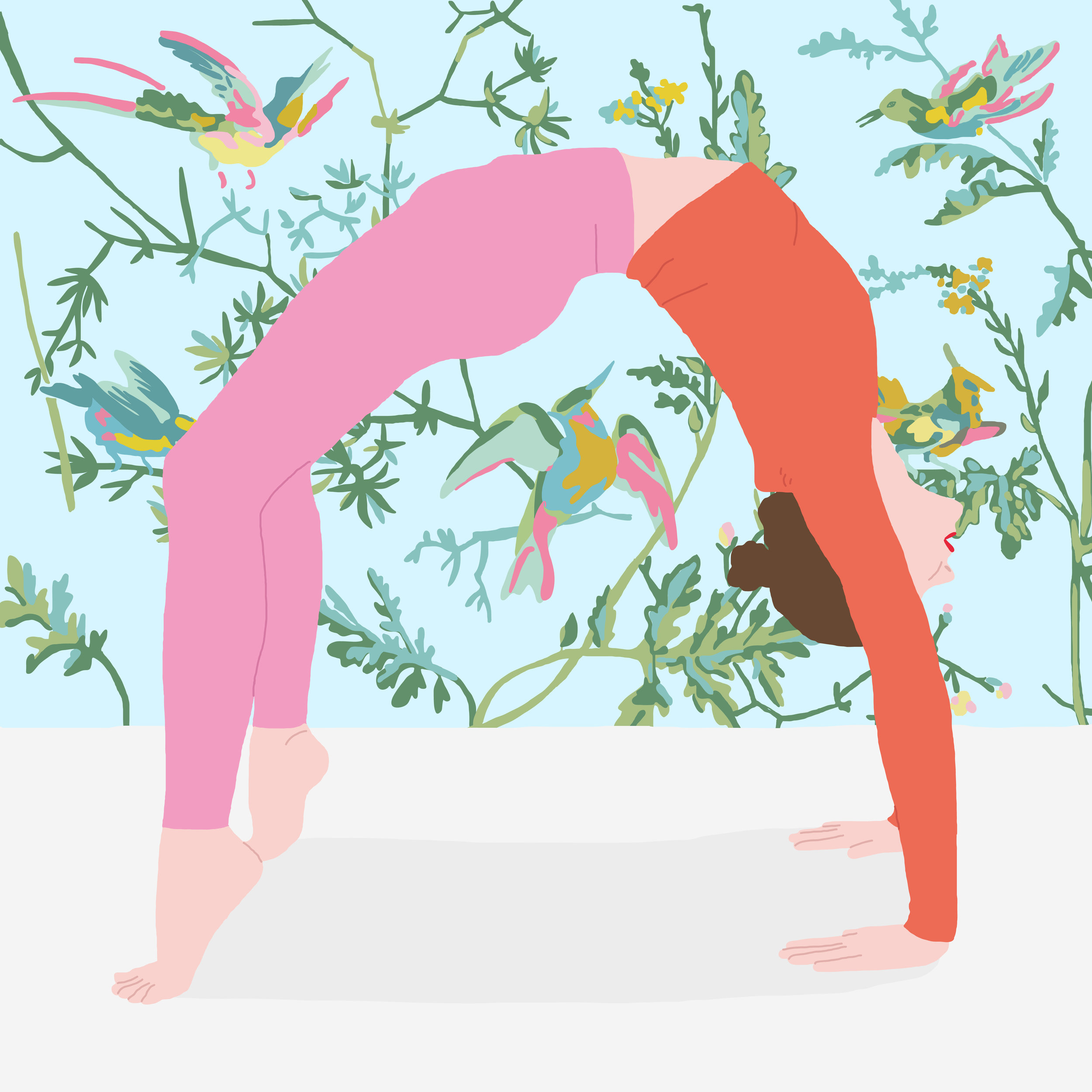 YOGA MOOD - CLICK TO SHOP THE PRINT