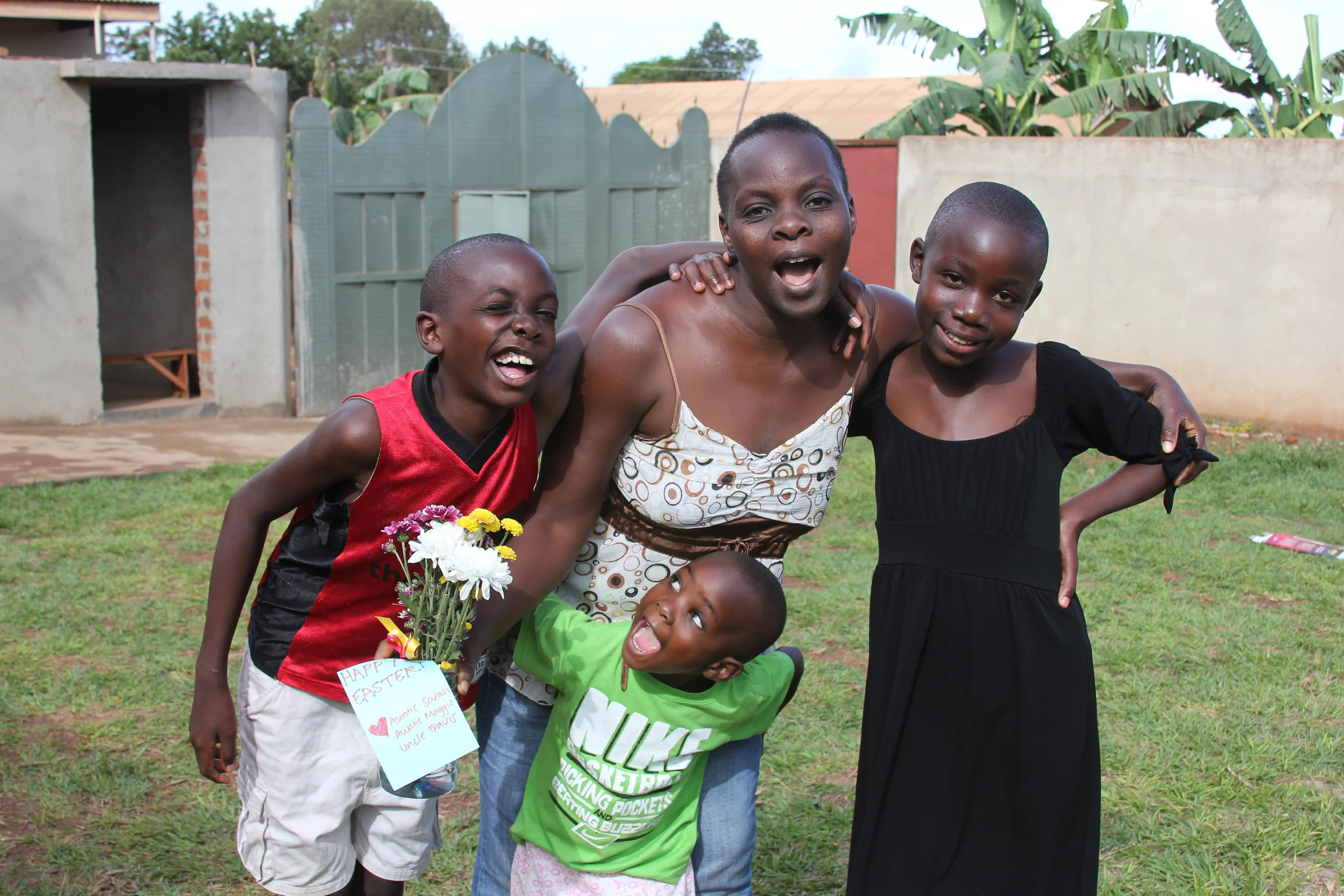 Mama Tendo and all the kids! 