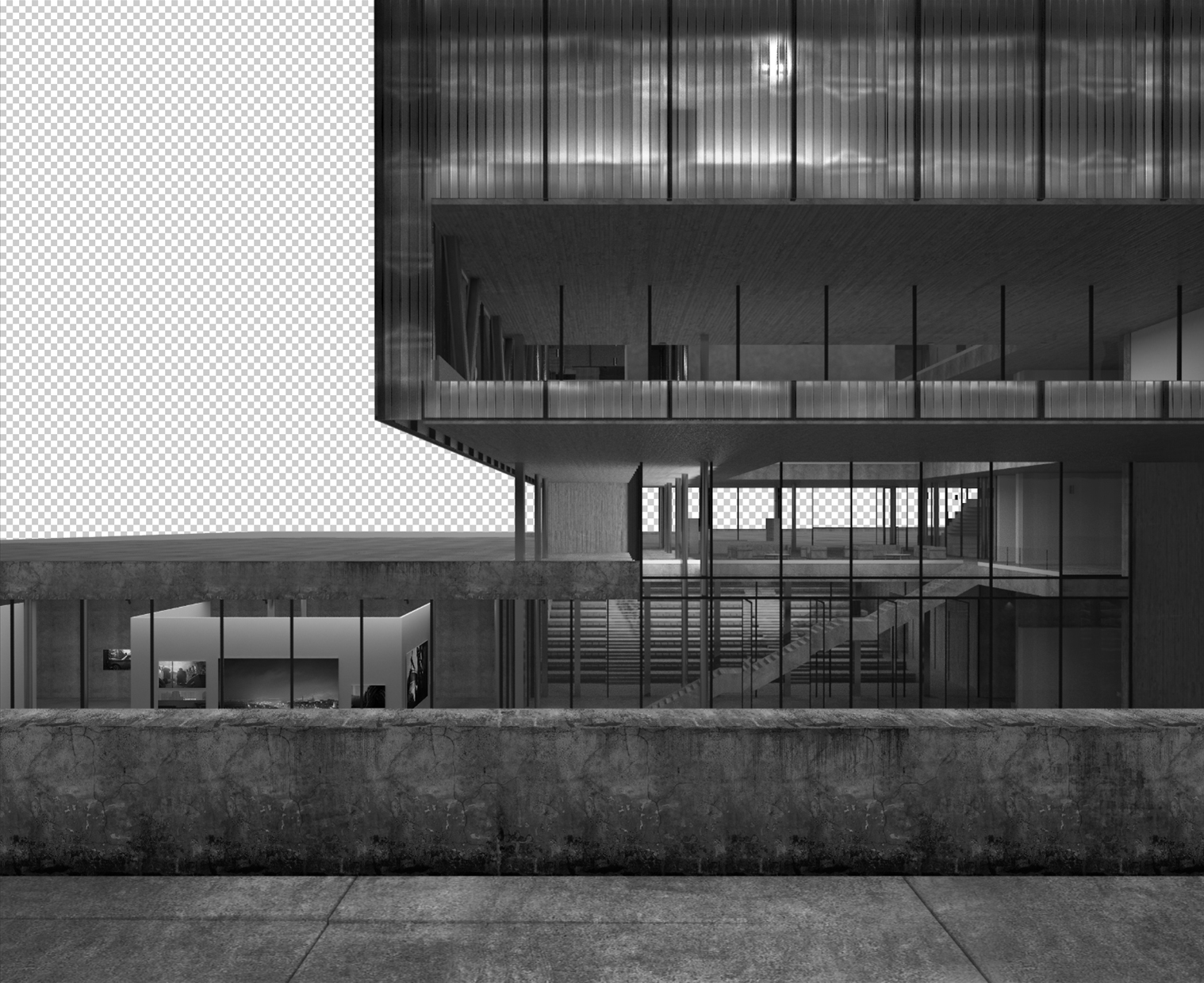 The base render with more refined textures applied