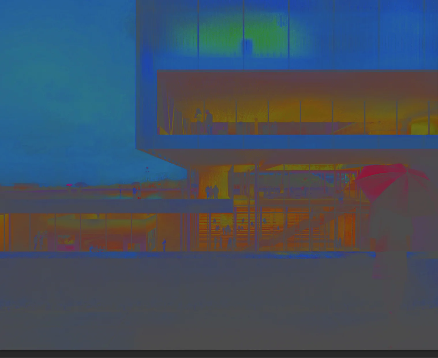 The final hue mask with final colour adjustments
