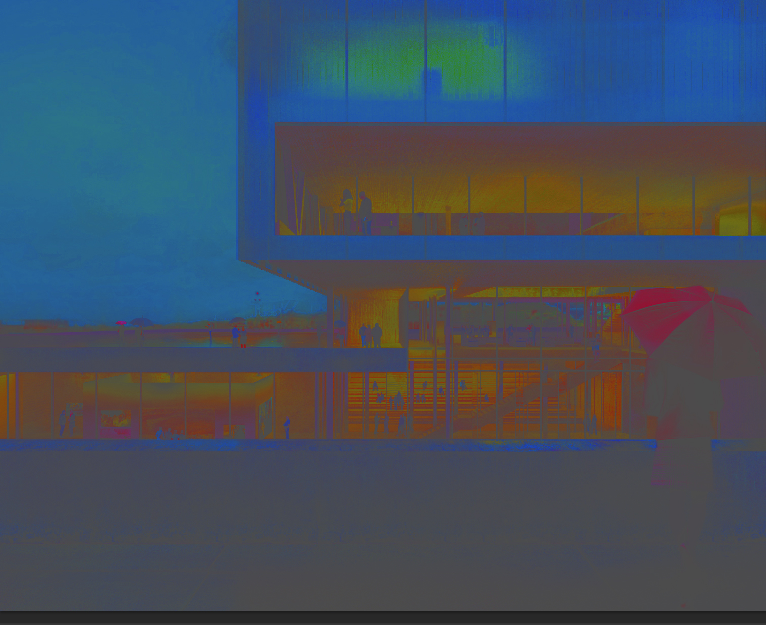 The final hue mask with final colour adjustments