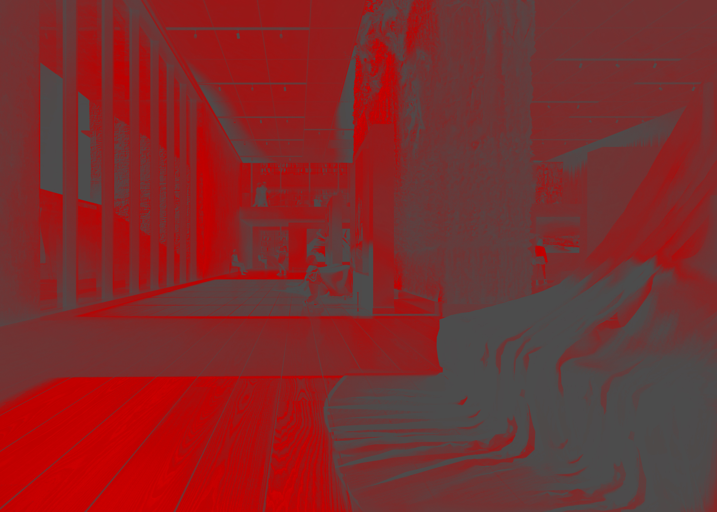 With our saturation pass, we can now see properly how the image is saturated and where we need to tweak it