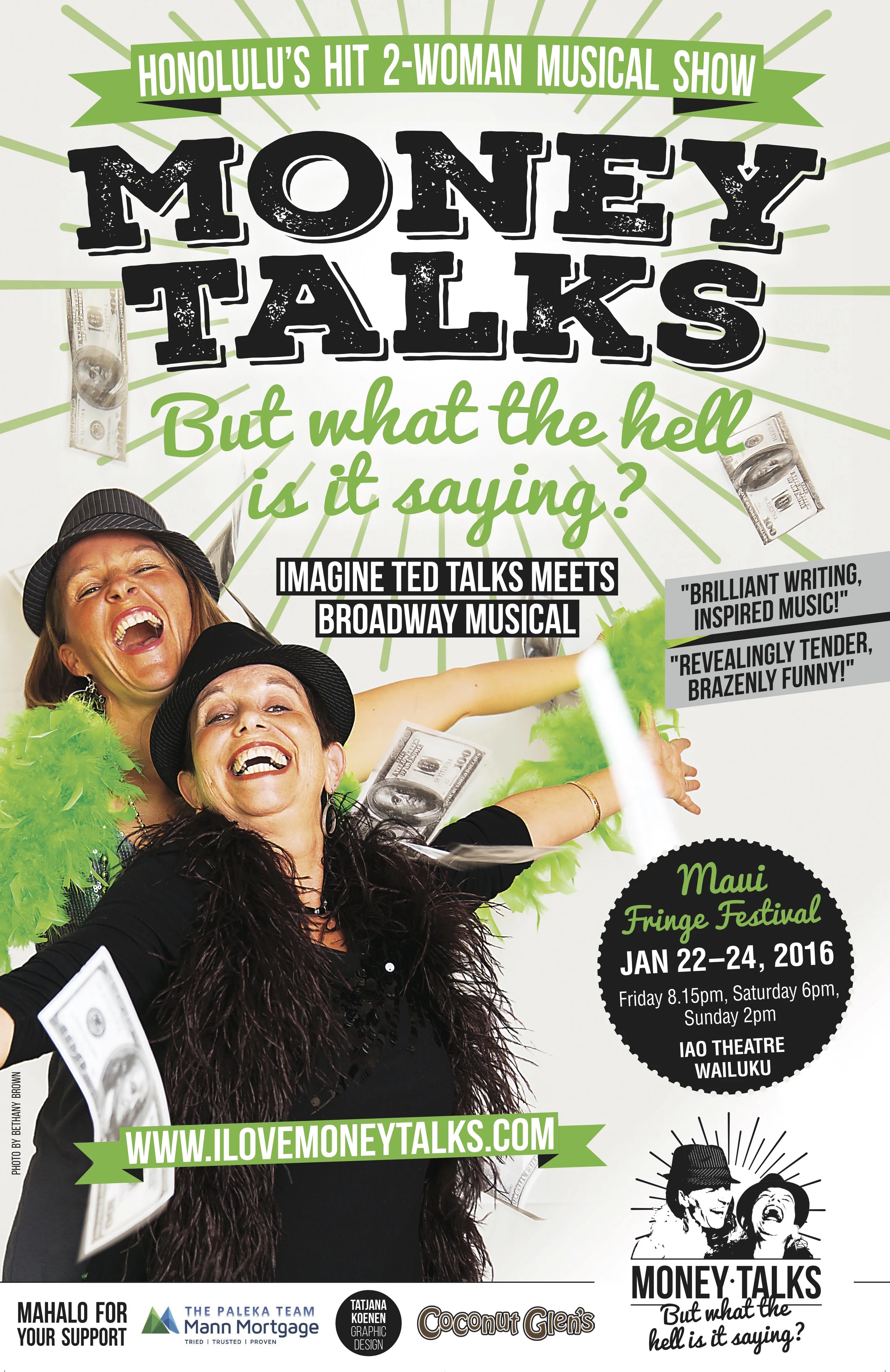 MONEY TALKS @MAUI FRINGE FESTIVAL