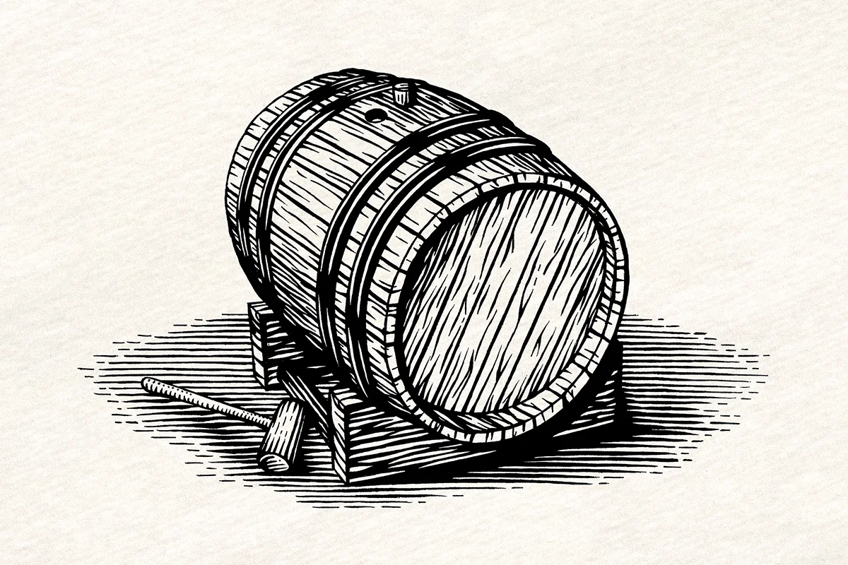 Etched Style Illustration