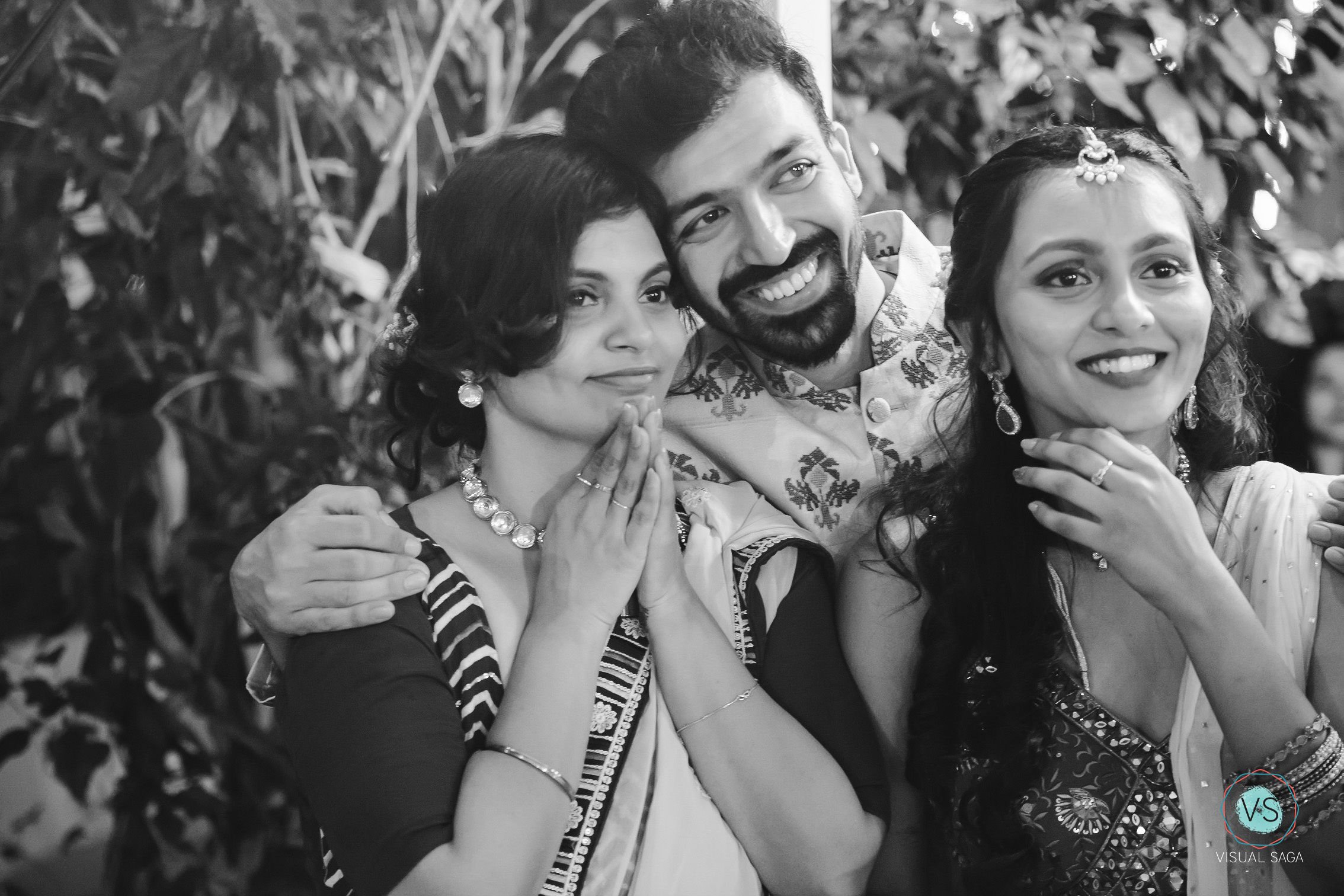 Visual Saga - best wedding photographers in bangalore and pune - emotional bridemaids on wedding day.jpg