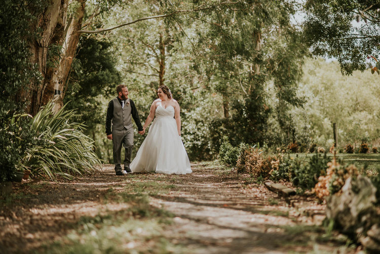 David & Alysha | Waiau Pa | Elegant Garden Wedding