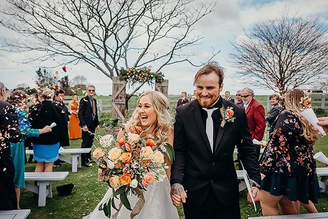 Nate & Ashley! Always my favourite time walking back down the aisle 😍😍😍