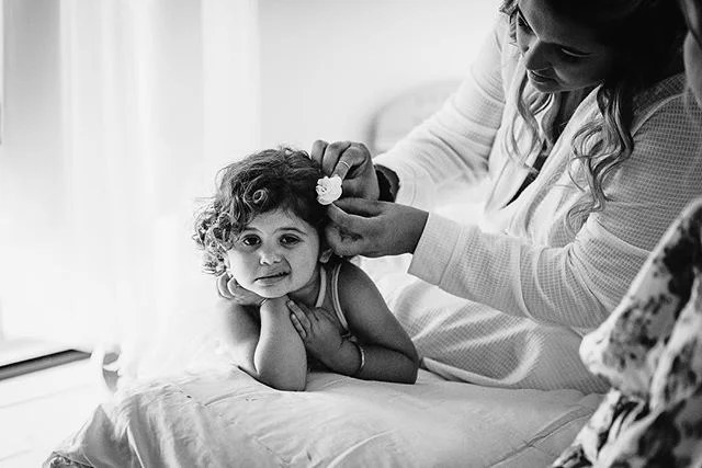 It’s tough work when mum and dad get married 😩 how gorgeous is little nova? 😍