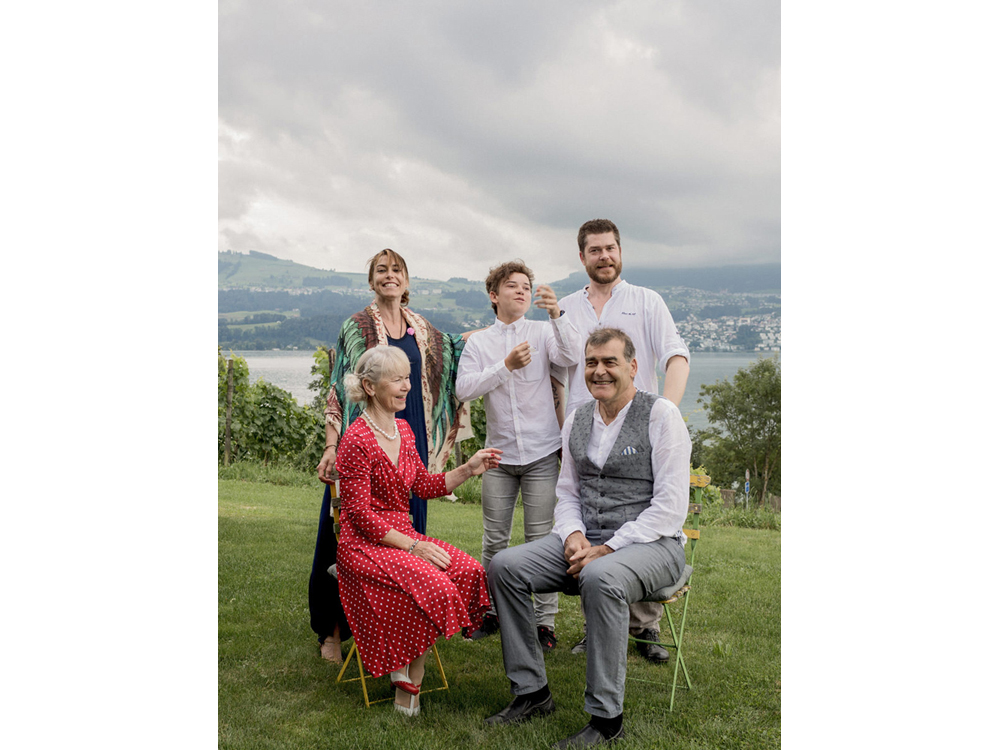 Rea and her family.