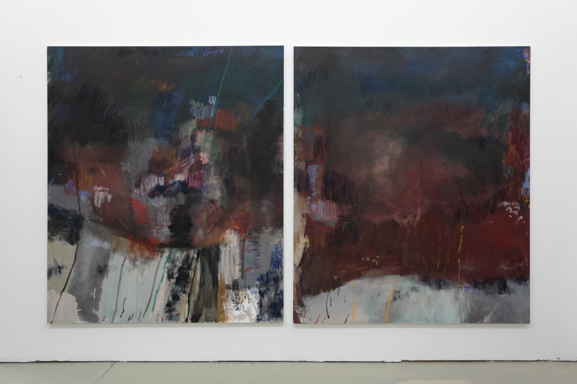  Untitled 2018 oil on canvas 172 x 152 cm each 