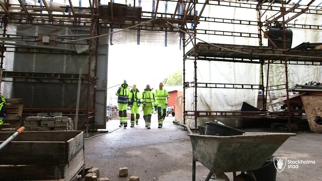 Byggare Stockholm Stad VUX Mässa