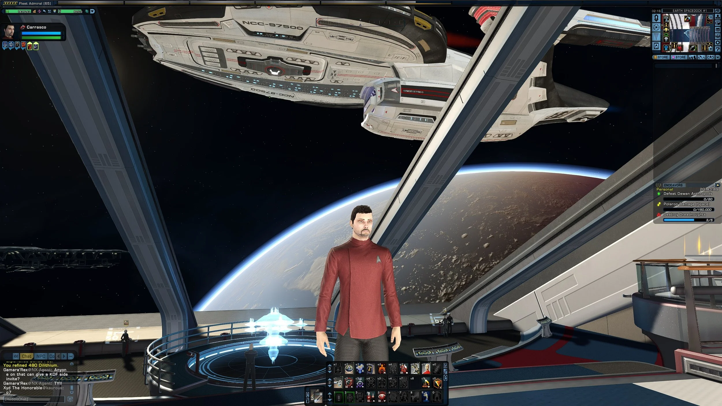 Earth Space Dock Operations