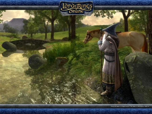 The Lord of the Rings Online Gandalf in The Shire.jpg