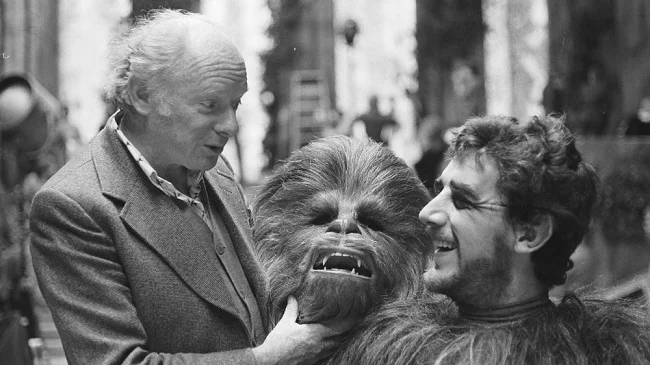 Stuart Freeborn and Peter Mayhew