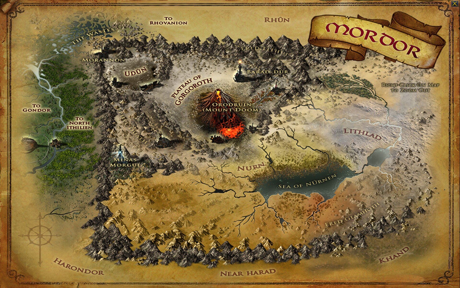 A Map A Day - Artist impression of Minas Morgul from the Lord of