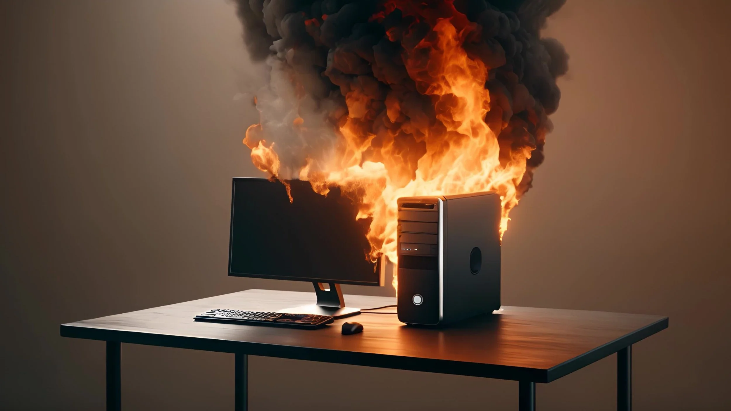 Desktop PC Burning