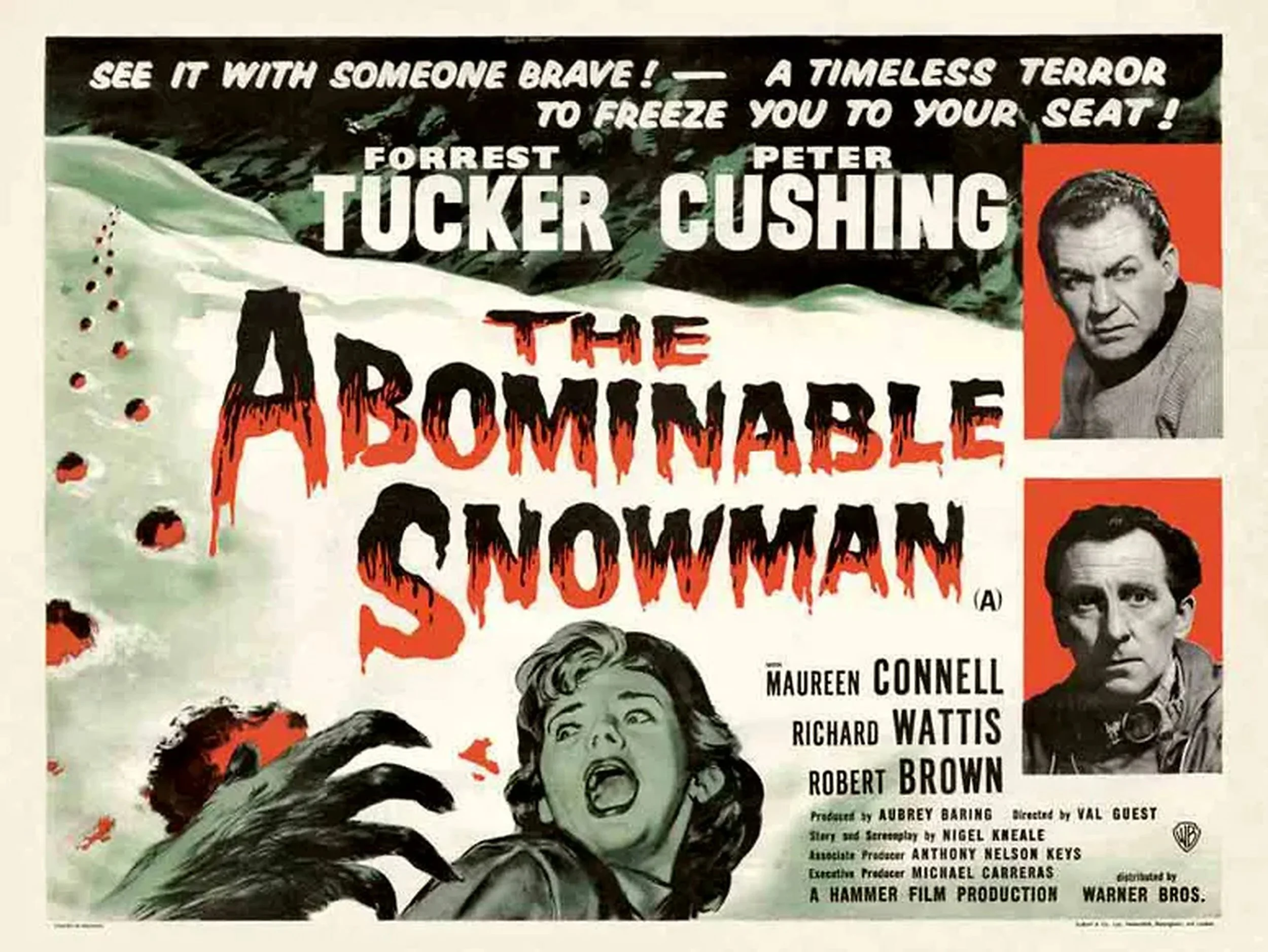 The Abominable Snowman (1957) UK Poster.