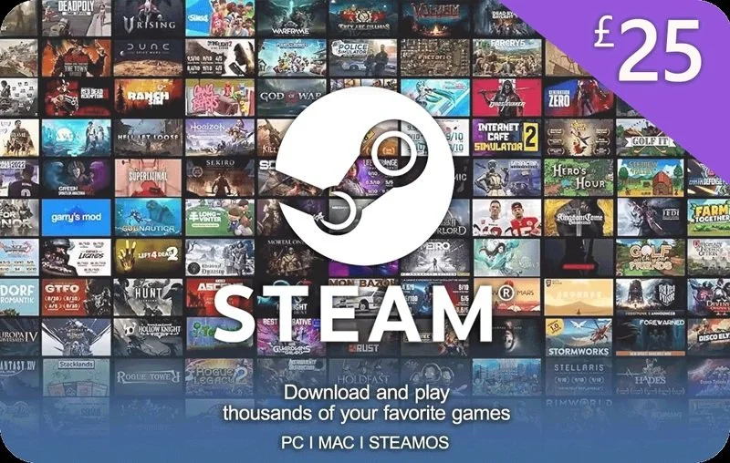 Digital Steam Gift Card.