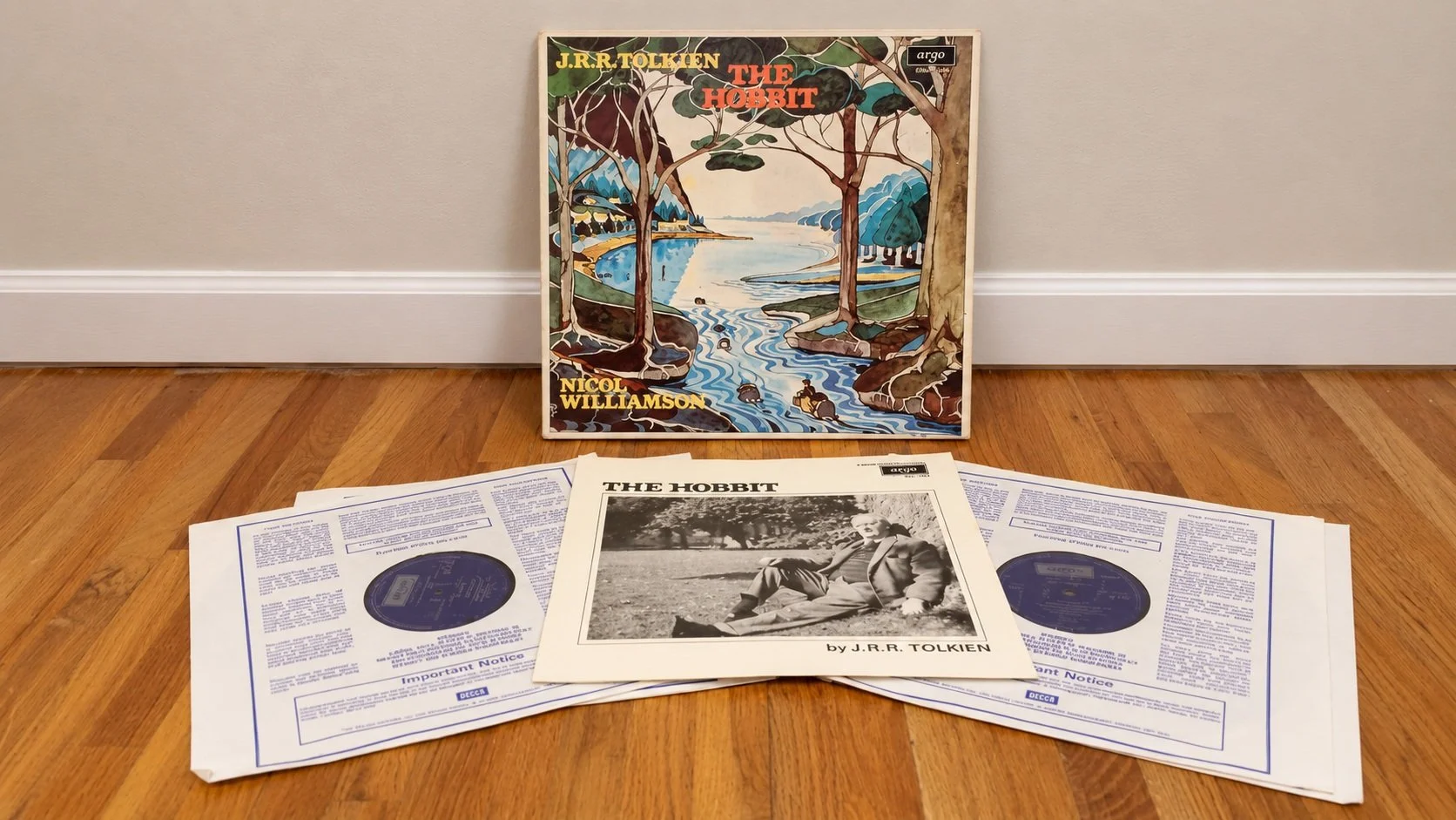 The Hobbit Nicol Williamson 4 LP Box Set