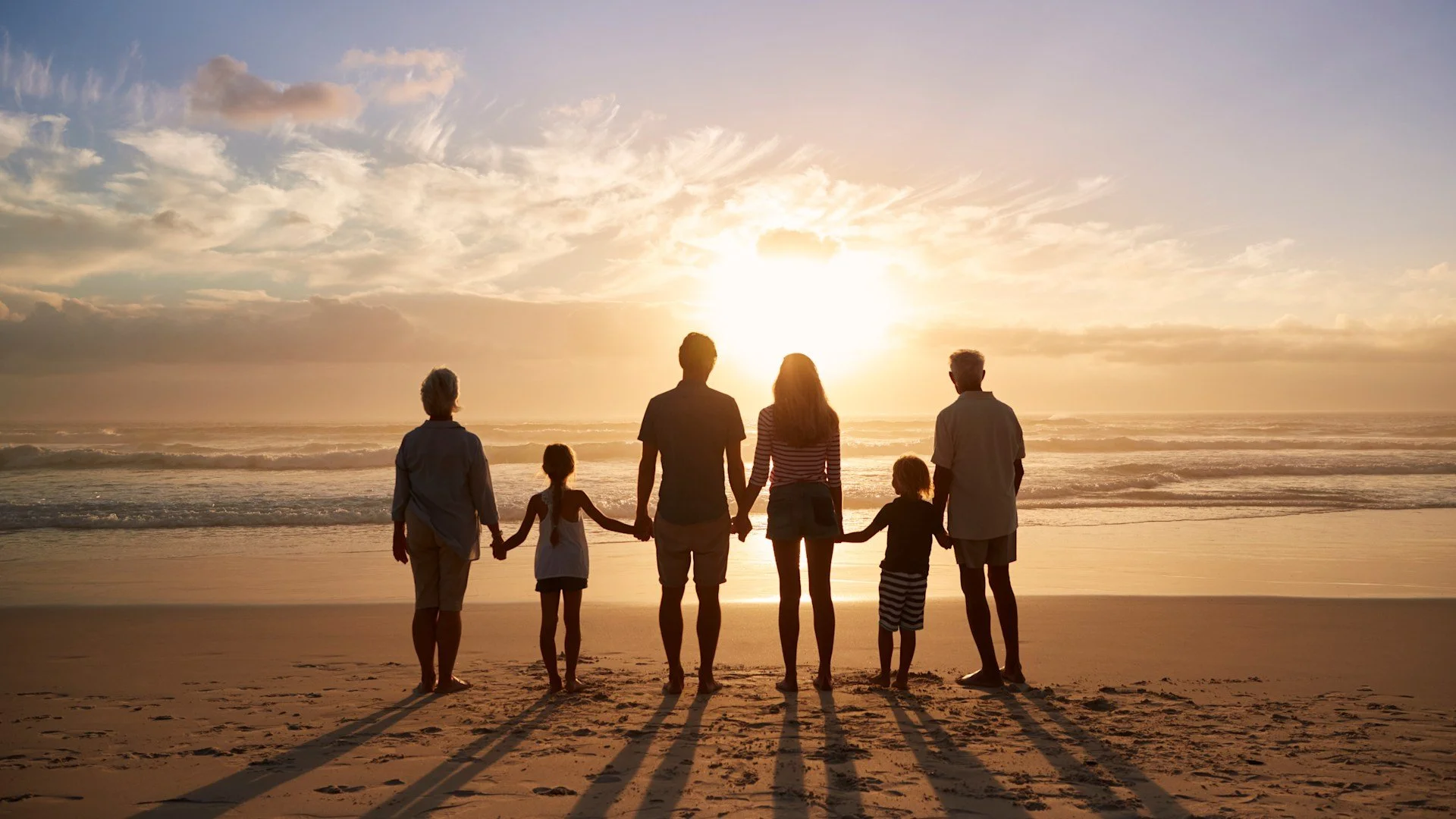 Family at the Beach