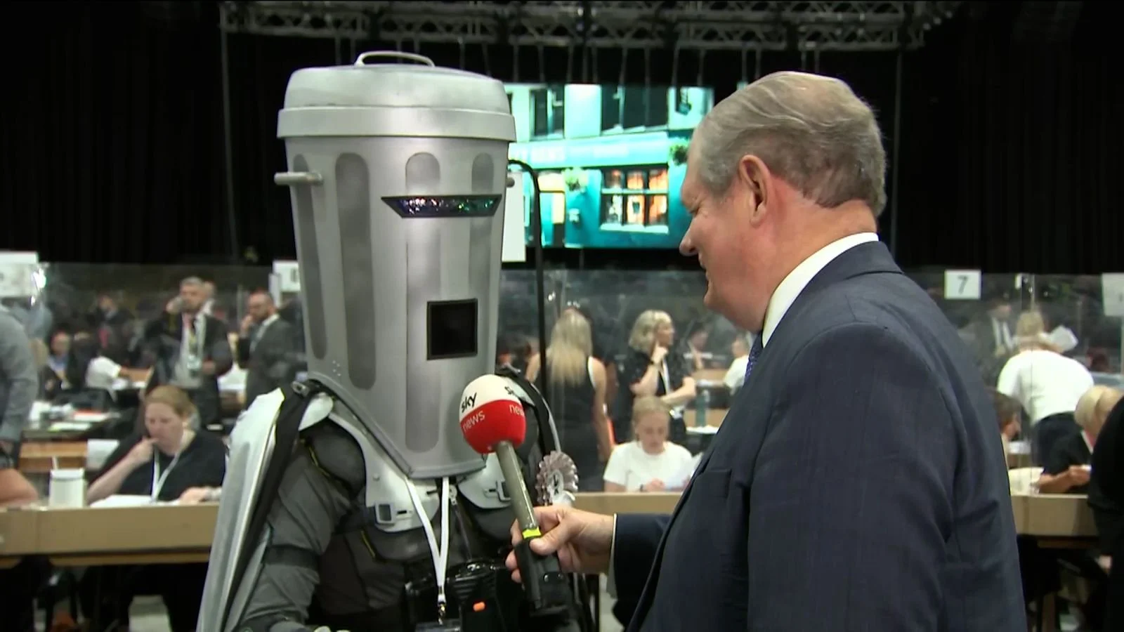 Count Binface Interviewed  by Sky News
