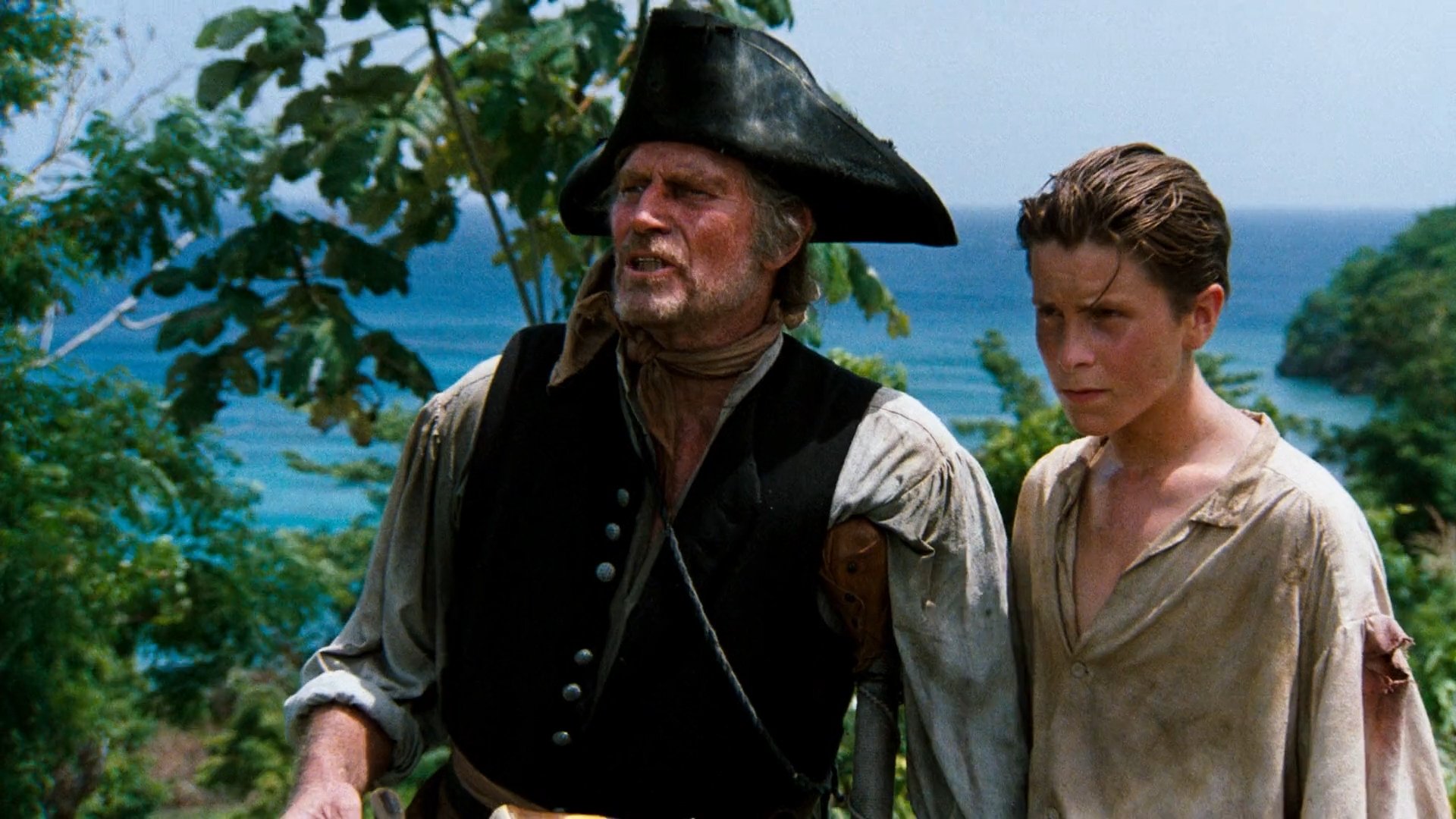 Treasure Island Charlton Heston and Christian Bale