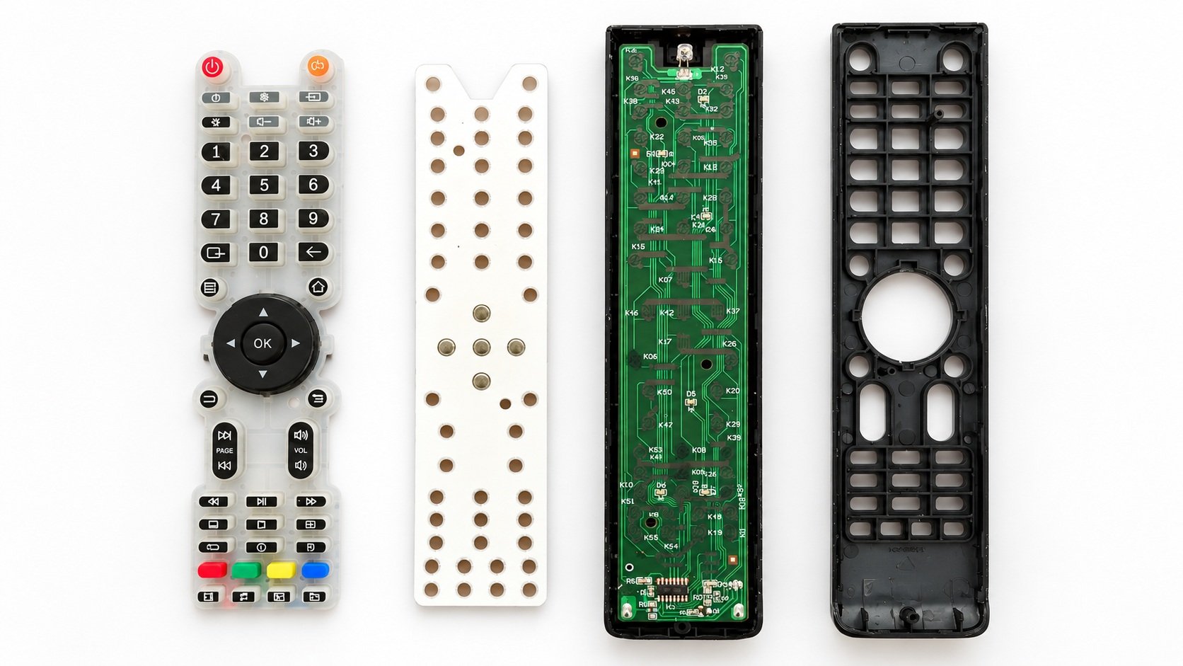 Disassembled Zidoo Remote Control