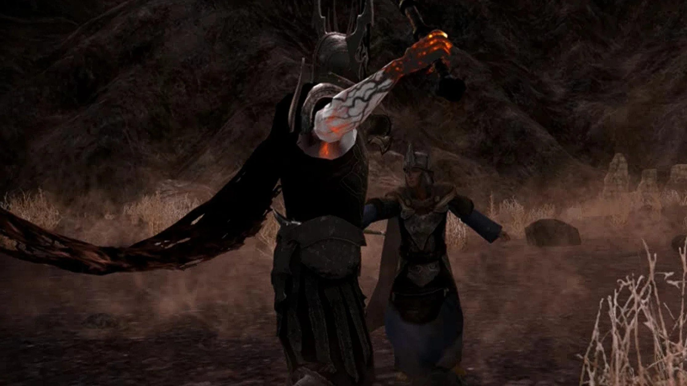 Gil-galad and Sauron Fight LOTRO