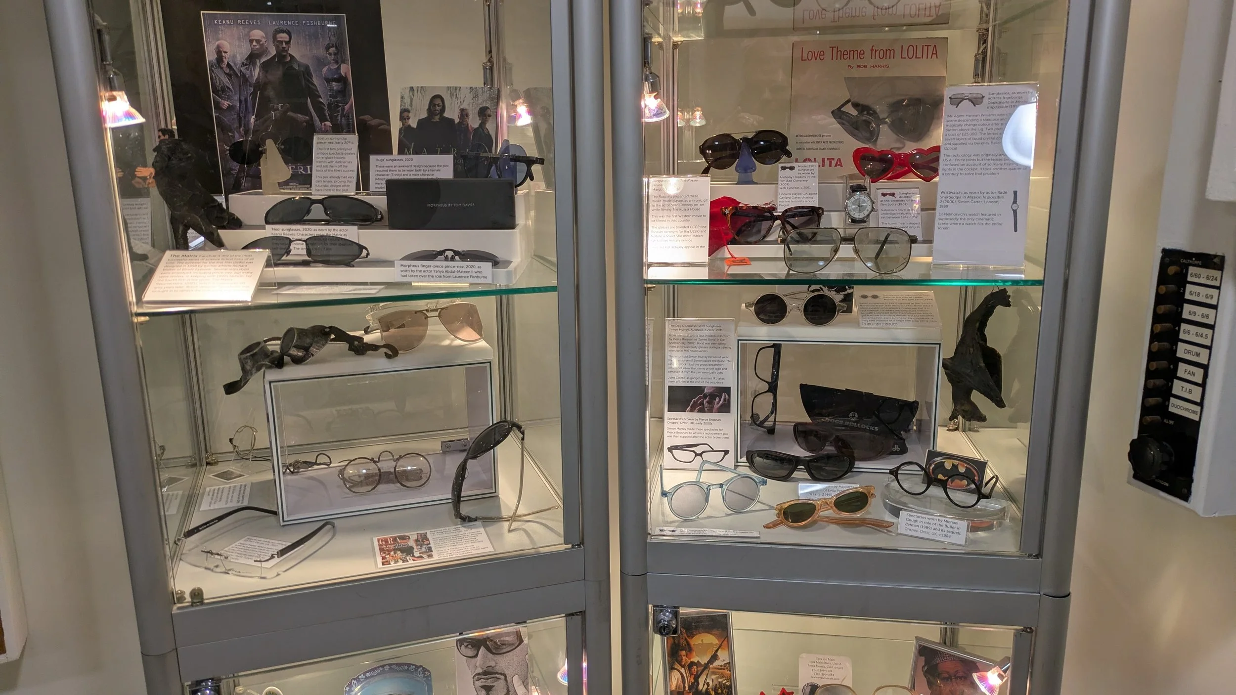 British Optical Association Museum - Celebrity Glasses and Sunglasses