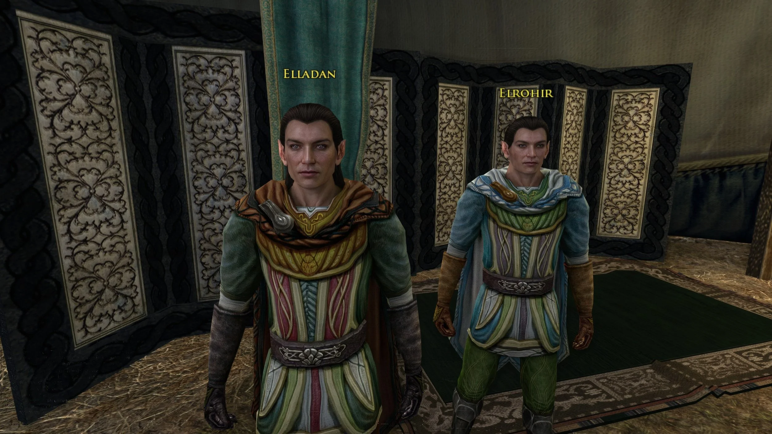 LOTRO with DLSS 5 Manager Elladan and Elrohir