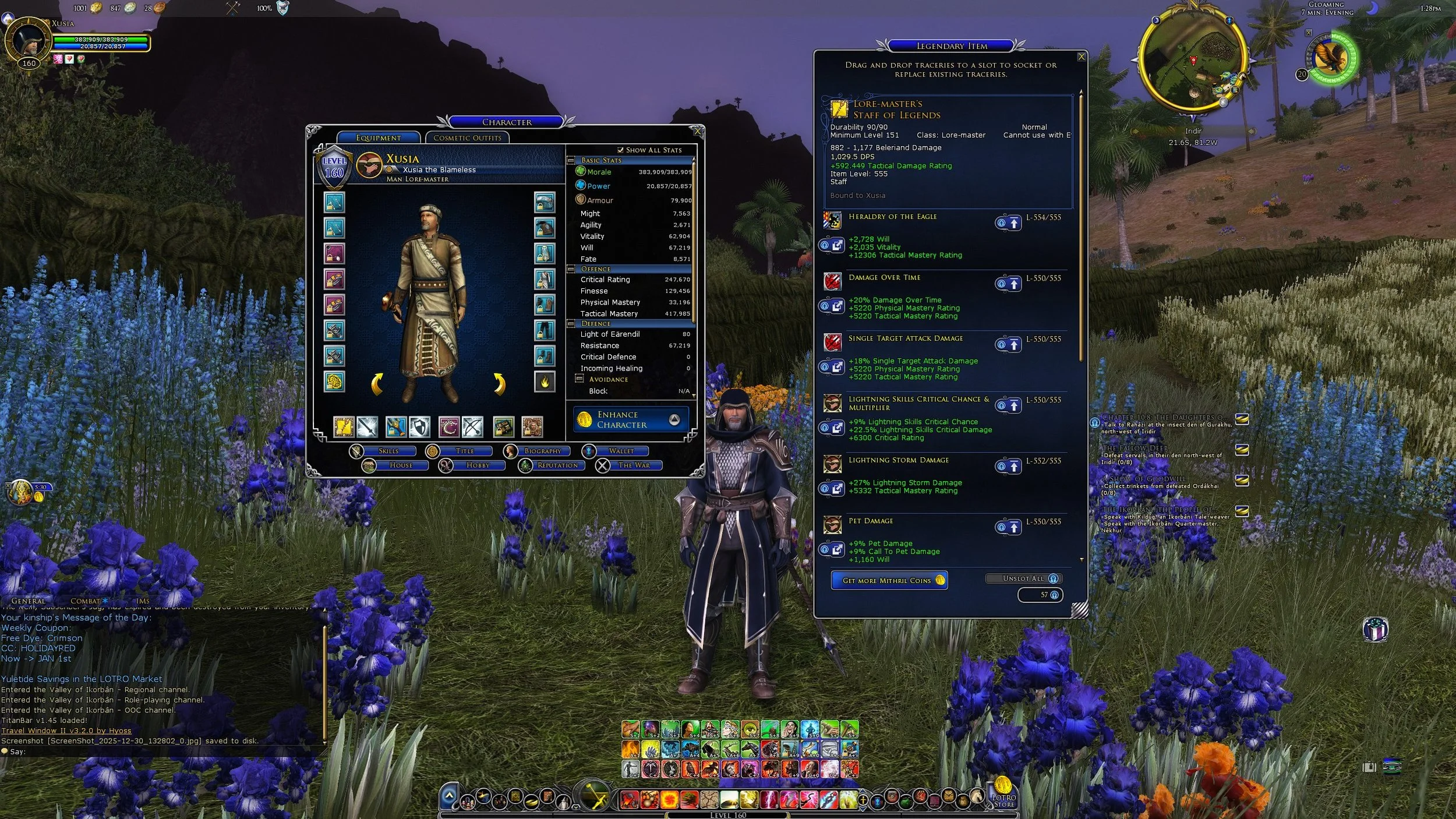 LOTRO Level 160 Lore-master  Legendary Weapon